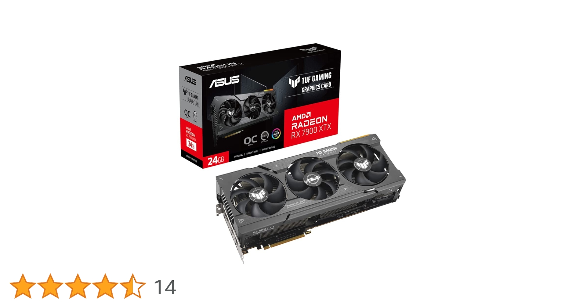 Amazon | ASUS AMD Radeon RX 7900 XTX OC Edition 24G ビデオ